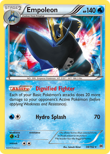 Carta Empoleon 38/162 do set BREAKthrough — Pokémon TCG | Bynx