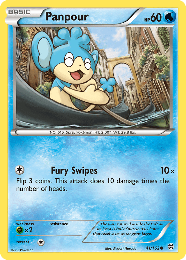 Carta Panpour 41/162 do set BREAKthrough — Pokémon TCG | Bynx