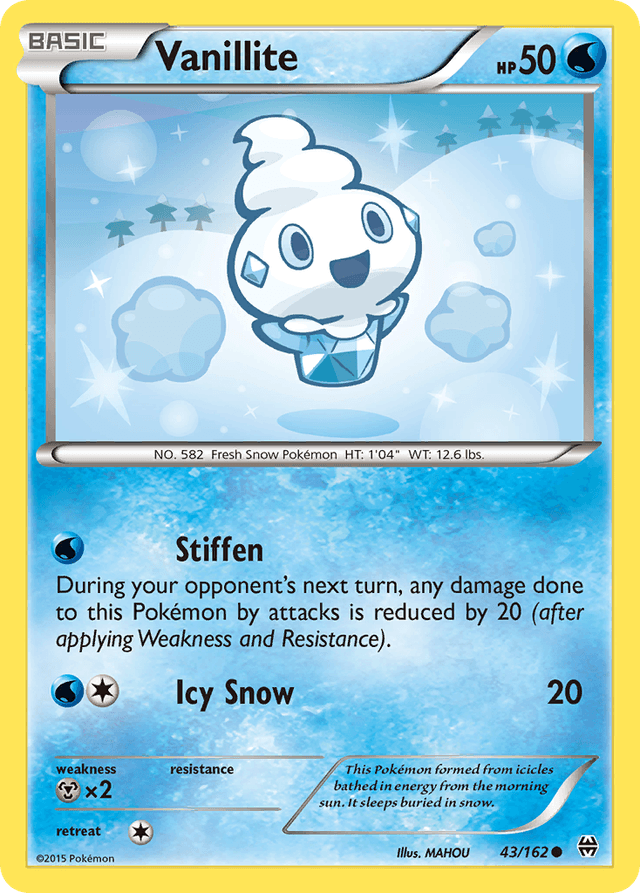 Carta Vanillite 43/162 do set BREAKthrough — Pokémon TCG | Bynx