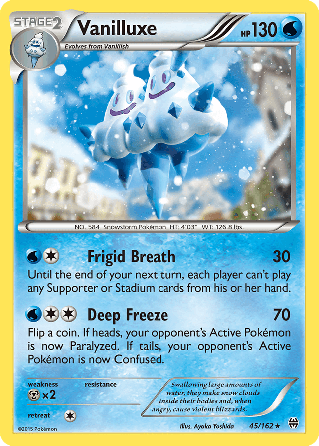 Carta Vanilluxe 45/162 do set BREAKthrough — Pokémon TCG | Bynx