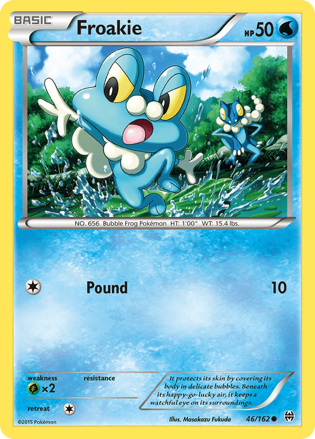 Carta Froakie 46/162 do set BREAKthrough — Pokémon TCG | Bynx