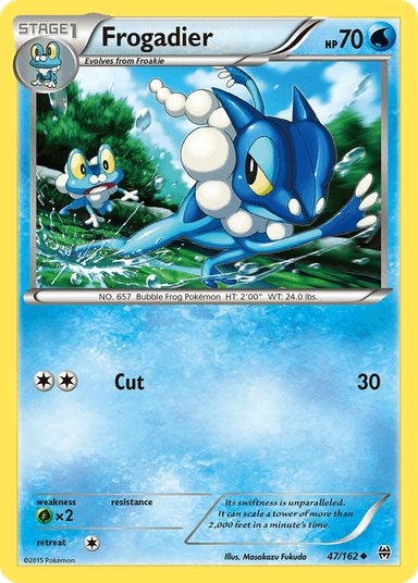 Carta Frogadier 47/162 do set BREAKthrough — Pokémon TCG | Bynx