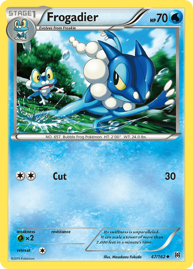 Carta Frogadier 47/162 do set BREAKthrough — Pokémon TCG | Bynx