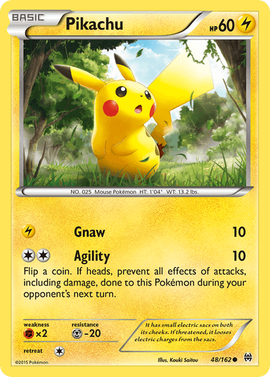 Carta Pikachu 48/162 do set BREAKthrough — Pokémon TCG | Bynx
