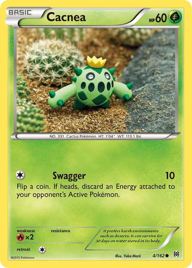 Carta Cacnea 4/162 do set BREAKthrough — Pokémon TCG | Bynx