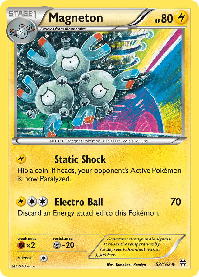 Carta Magneton 53/162 do set BREAKthrough — Pokémon TCG | Bynx