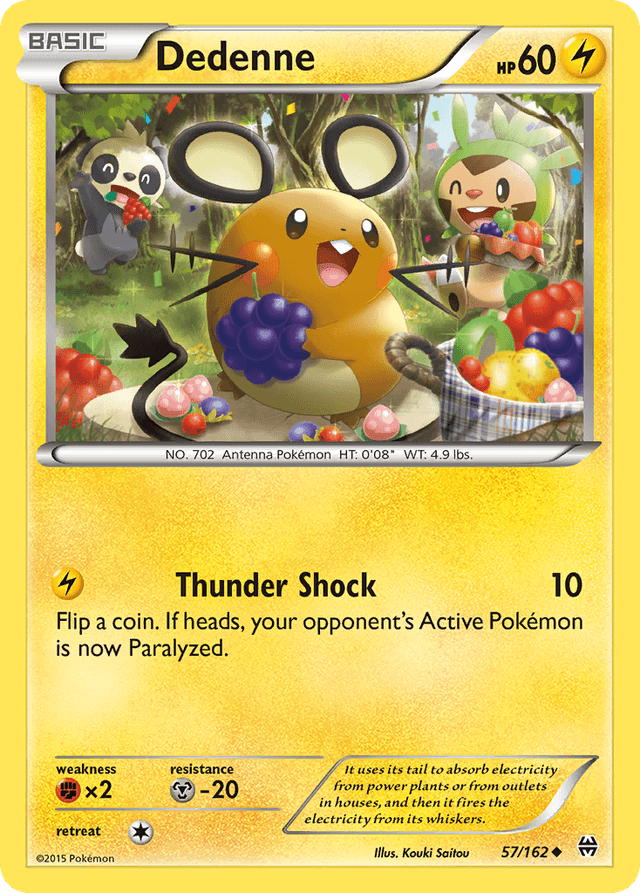 Carta Dedenne 57/162 do set BREAKthrough — Pokémon TCG | Bynx