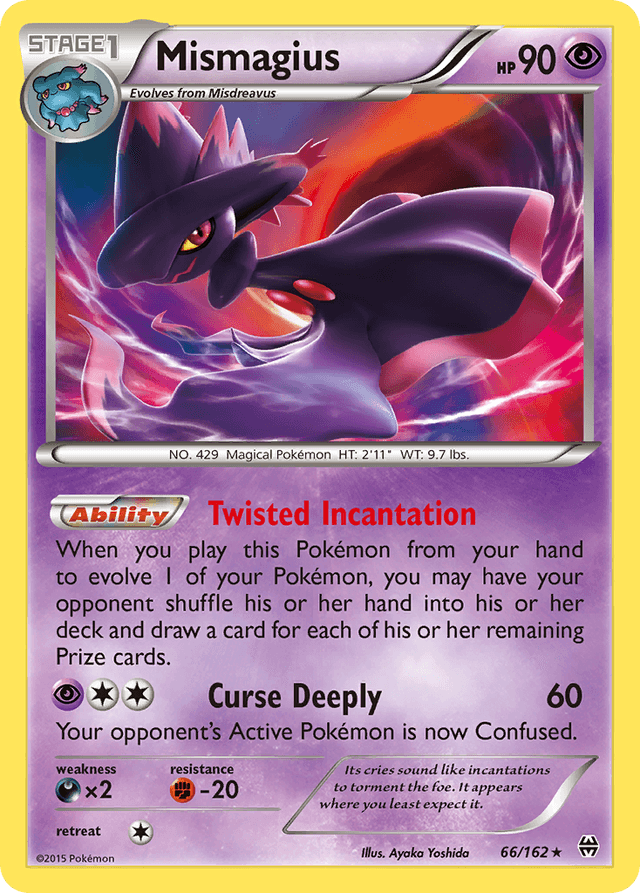 Carta Mismagius 66/162 do set BREAKthrough — Pokémon TCG | Bynx