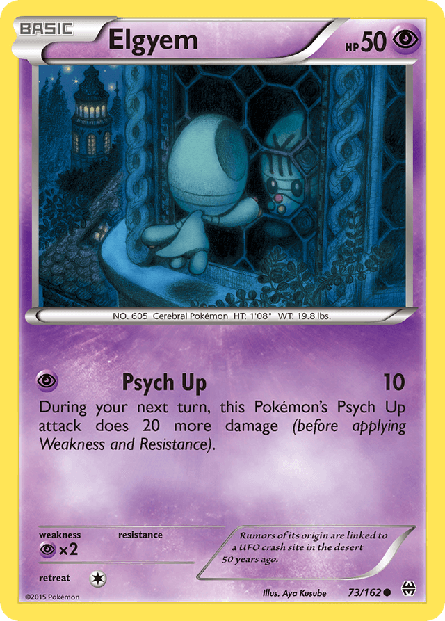 Carta Elgyem 73/162 do set BREAKthrough — Pokémon TCG | Bynx