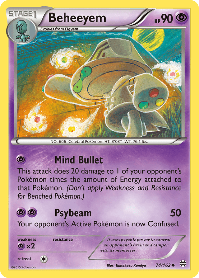 Carta Beheeyem 74/162 do set BREAKthrough — Pokémon TCG | Bynx