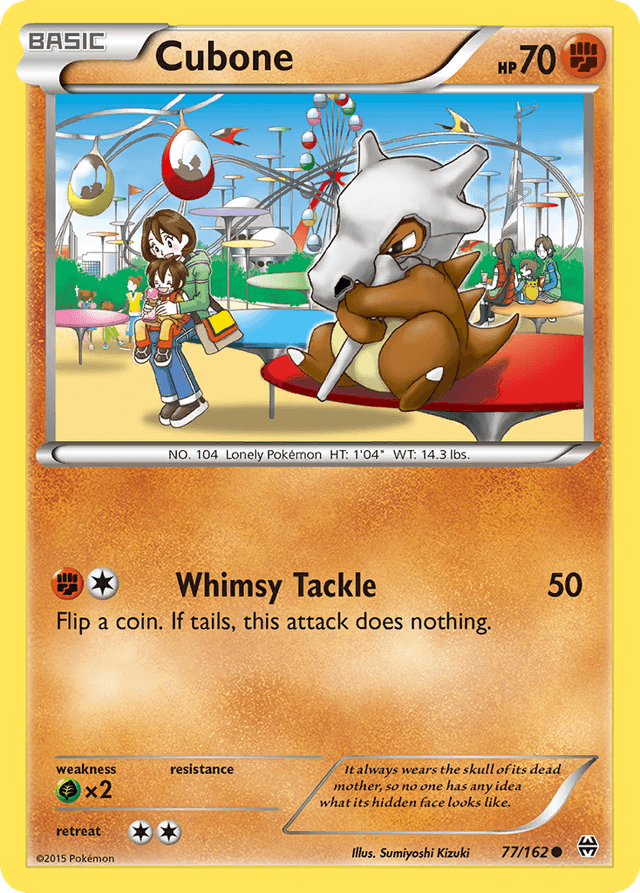 Carta Cubone 77/162 do set BREAKthrough — Pokémon TCG | Bynx