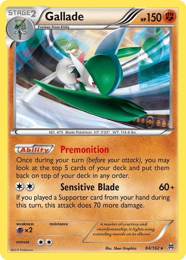 Carta Gallade 84/162 do set BREAKthrough — Pokémon TCG | Bynx