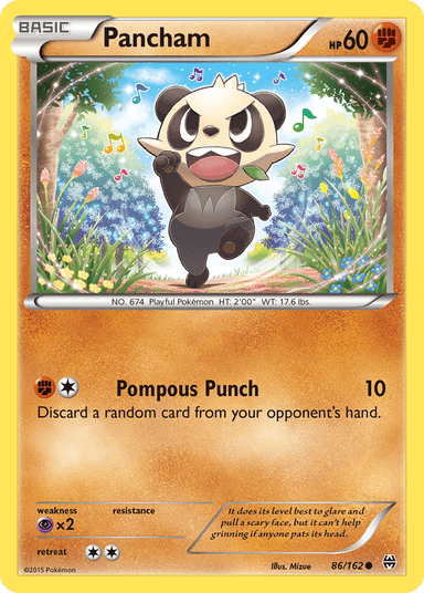 Carta Pancham 86/162 do set BREAKthrough — Pokémon TCG | Bynx