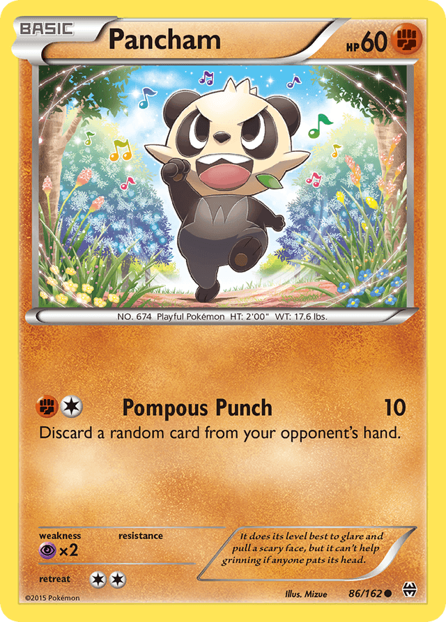 Carta Pancham 86/162 do set BREAKthrough — Pokémon TCG | Bynx