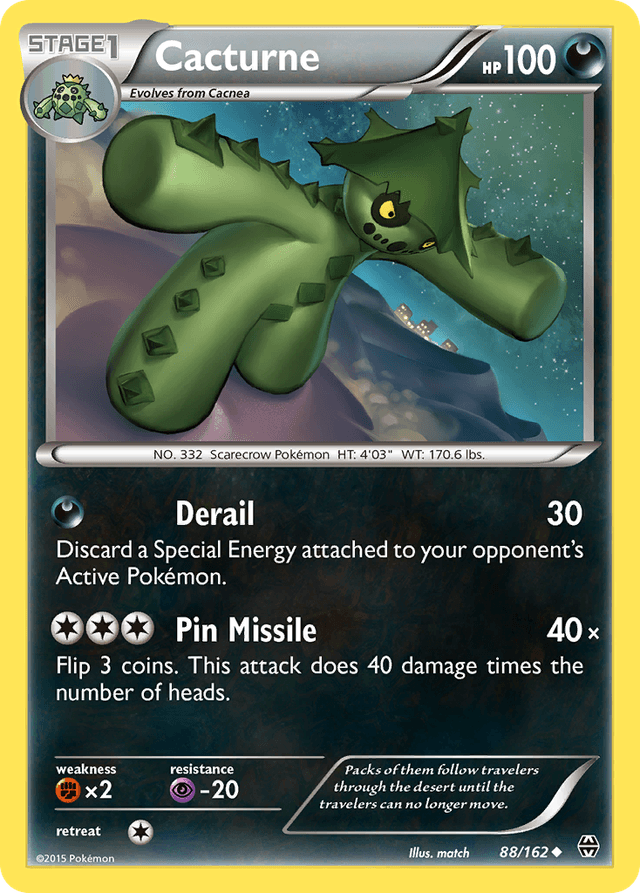 Carta Cacturne 88/162 do set BREAKthrough — Pokémon TCG | Bynx