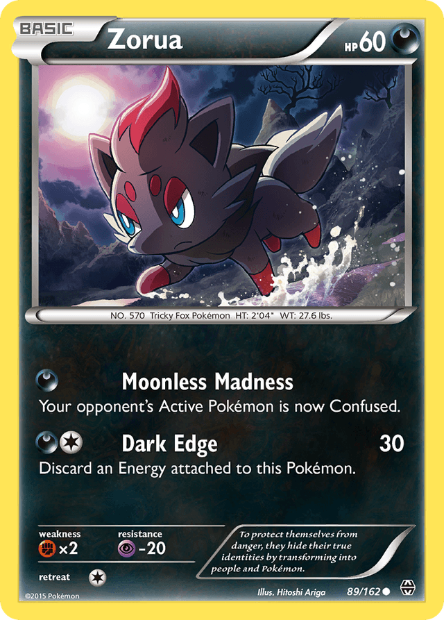 Carta Zorua 89/162 do set BREAKthrough — Pokémon TCG | Bynx