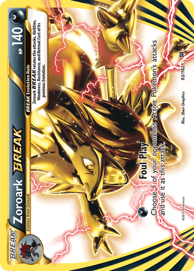 Carta Zoroark BREAK 92/162 do set BREAKthrough — Pokémon TCG | Bynx