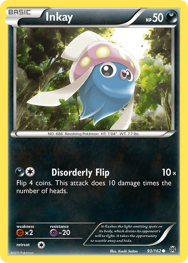 Carta Inkay 93/162 do set BREAKthrough — Pokémon TCG | Bynx