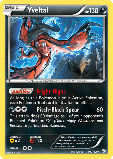 Carta Yveltal 94/162 do set BREAKthrough — Pokémon TCG | Bynx