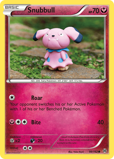 Carta Snubbull 98/162 do set BREAKthrough — Pokémon TCG | Bynx