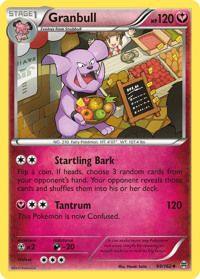 Carta Granbull 99/162 do set BREAKthrough — Pokémon TCG | Bynx