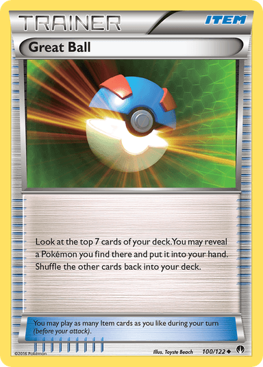 Carta Great Ball 100/122 do set BREAKpoint — Pokémon TCG | Bynx
