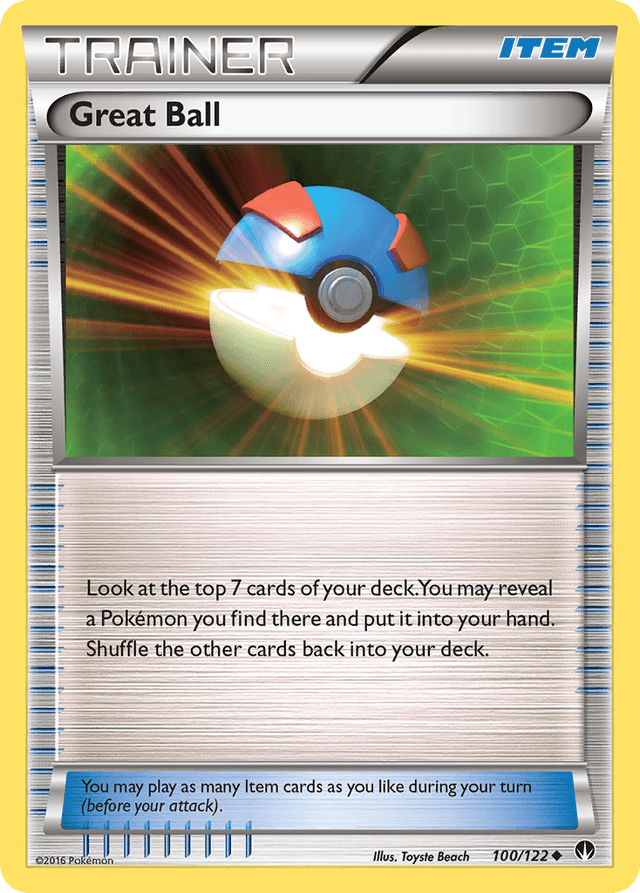 Carta Great Ball 100/122 do set BREAKpoint — Pokémon TCG | Bynx