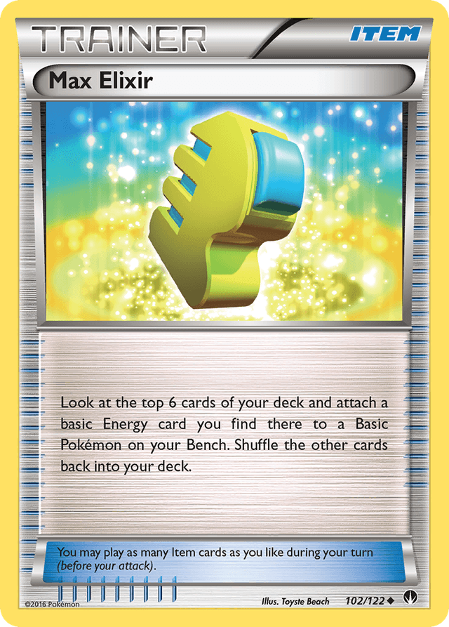 Carta Max Elixir 102/122 do set BREAKpoint — Pokémon TCG | Bynx