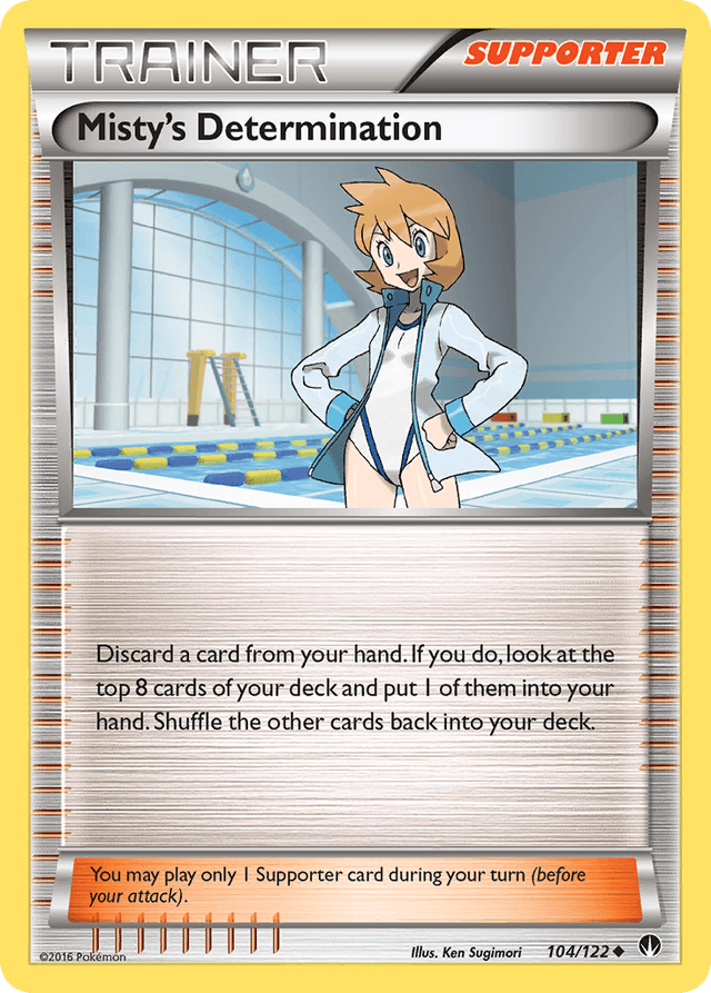 Carta Misty's Determination 104/122 do set BREAKpoint — Pokémon TCG | Bynx