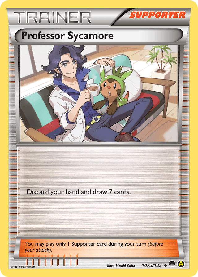Carta Professor Sycamore 107a/122 do set BREAKpoint — Pokémon TCG | Bynx