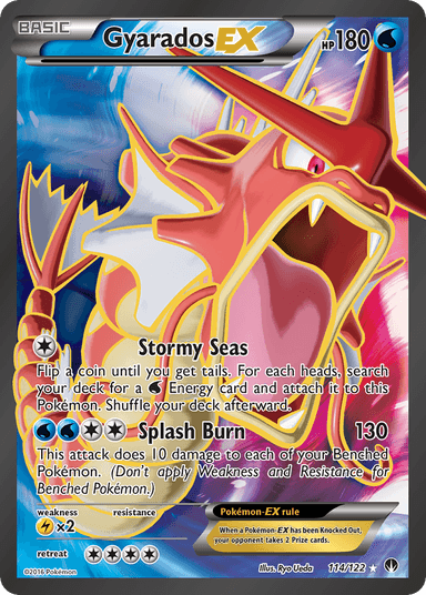 Carta Gyarados-EX 114/122 do set BREAKpoint — Pokémon TCG | Bynx