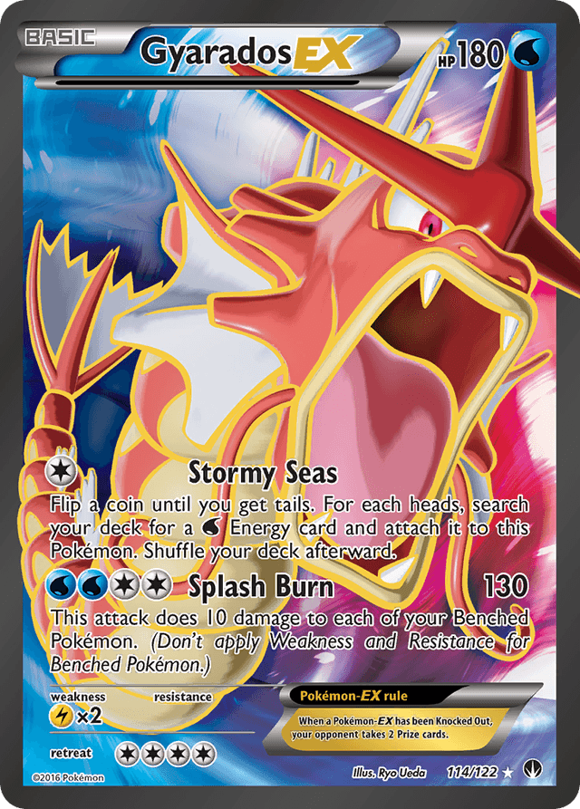 Carta Gyarados-EX 114/122 do set BREAKpoint — Pokémon TCG | Bynx