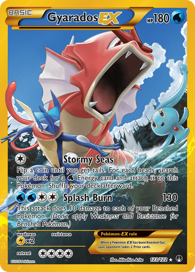 Carta Gyarados-EX 123/122 do set BREAKpoint — Pokémon TCG | Bynx