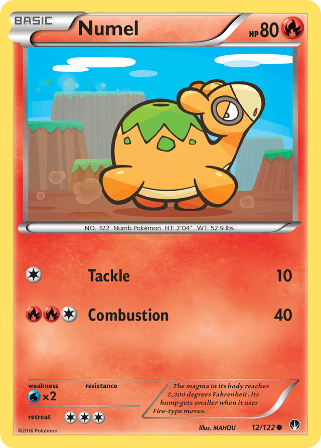 Carta Numel 12/122 do set BREAKpoint — Pokémon TCG | Bynx