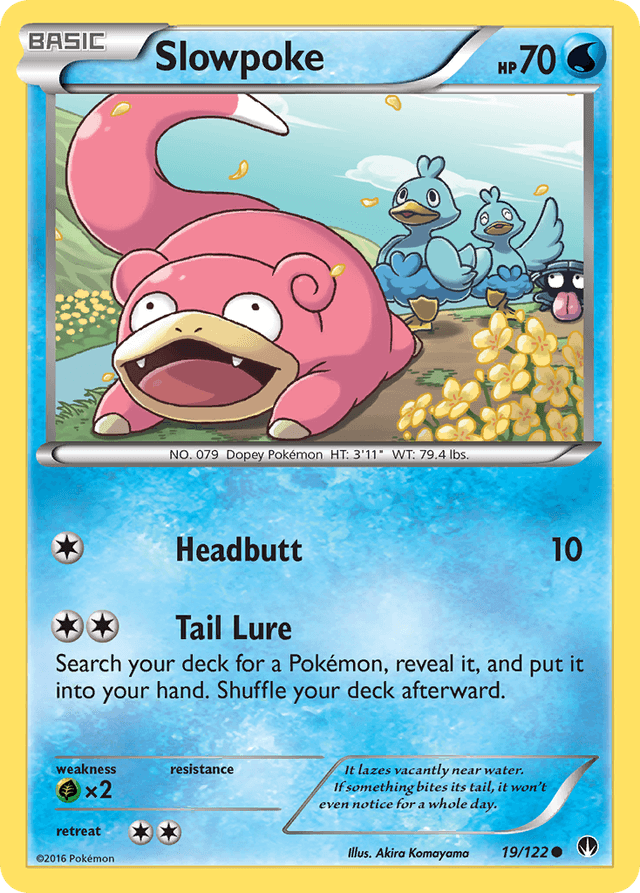 Carta Slowpoke 19/122 do set BREAKpoint — Pokémon TCG | Bynx