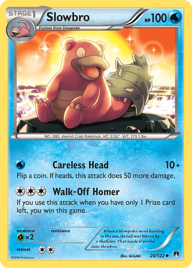 Carta Slowbro 20/122 do set BREAKpoint — Pokémon TCG | Bynx