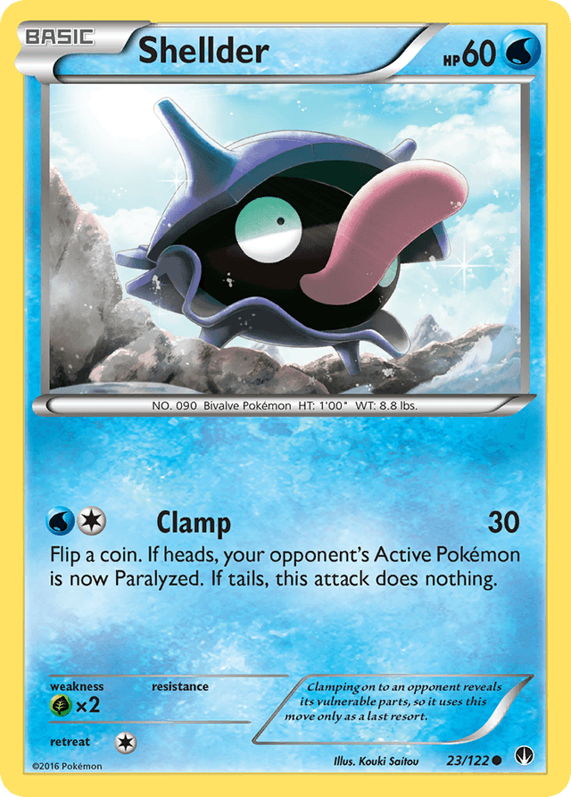 Carta Shellder 23/122 do set BREAKpoint — Pokémon TCG | Bynx