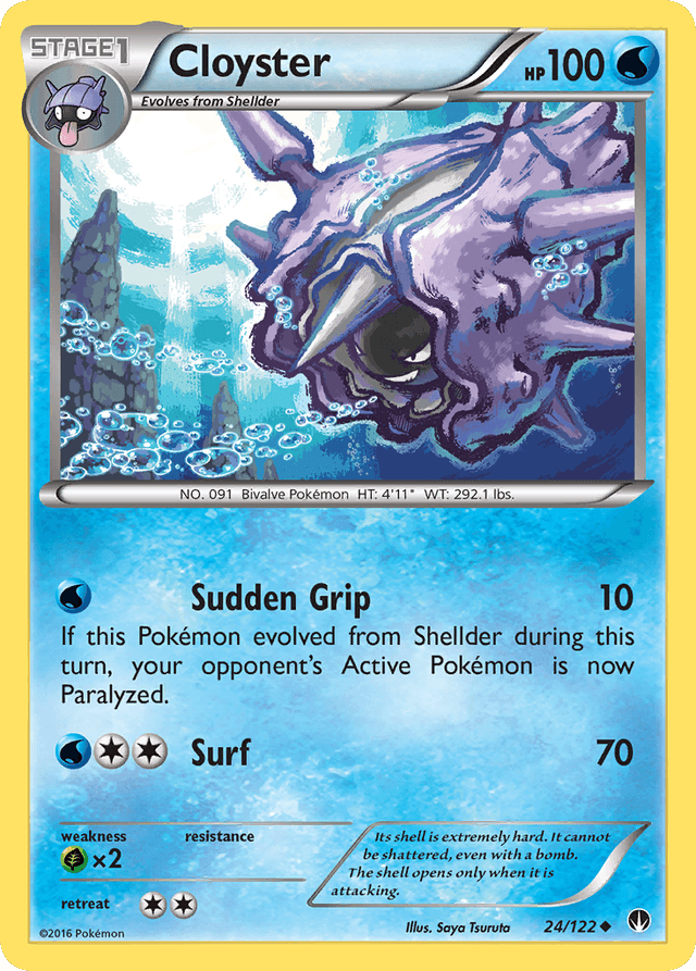 Carta Cloyster 24/122 do set BREAKpoint — Pokémon TCG | Bynx