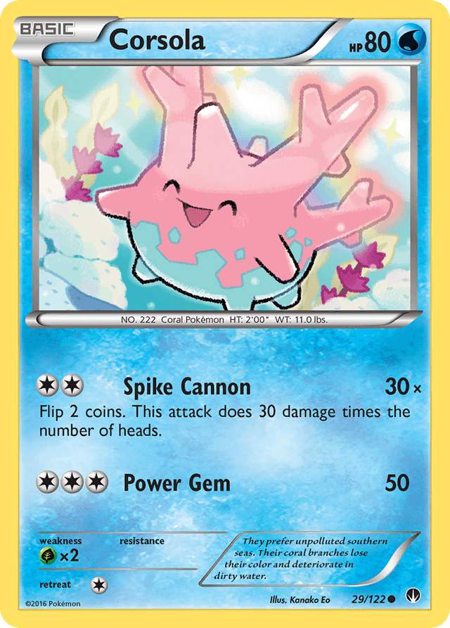 Carta Corsola 29/122 do set BREAKpoint — Pokémon TCG | Bynx