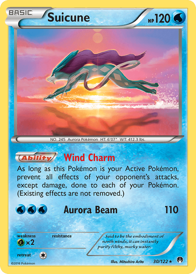 Carta Suicune 30/122 do set BREAKpoint — Pokémon TCG | Bynx