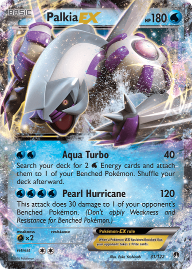 Carta Palkia-EX 31/122 do set BREAKpoint — Pokémon TCG | Bynx
