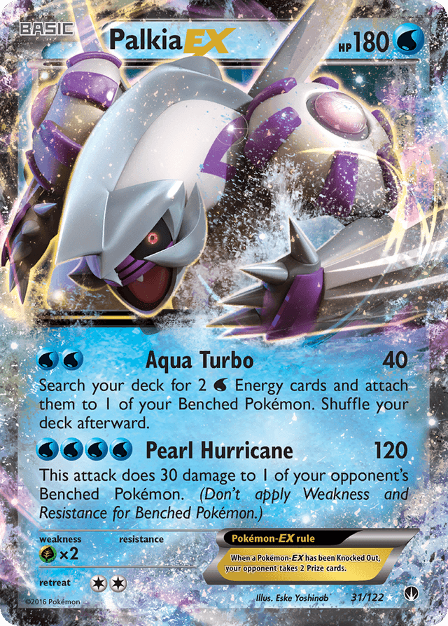Carta Palkia-EX 31/122 do set BREAKpoint — Pokémon TCG | Bynx