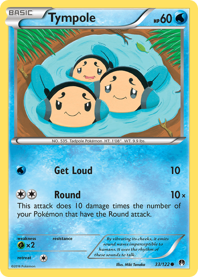 Carta Tympole 33/122 do set BREAKpoint — Pokémon TCG | Bynx
