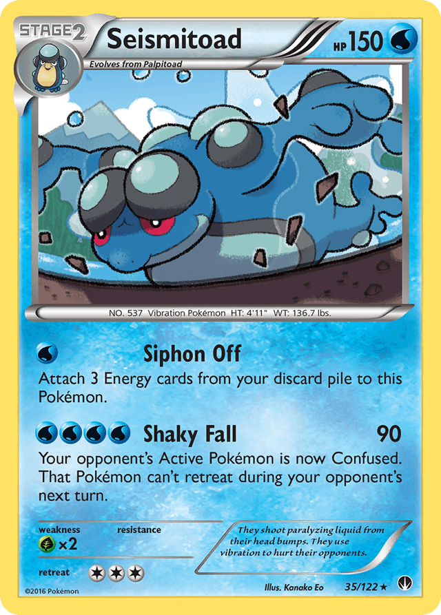 Carta Seismitoad 35/122 do set BREAKpoint — Pokémon TCG | Bynx