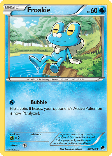 Carta Froakie 38/122 do set BREAKpoint — Pokémon TCG | Bynx