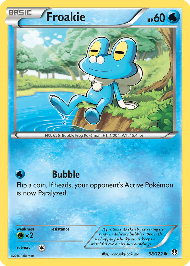 Carta Froakie 38/122 do set BREAKpoint — Pokémon TCG | Bynx