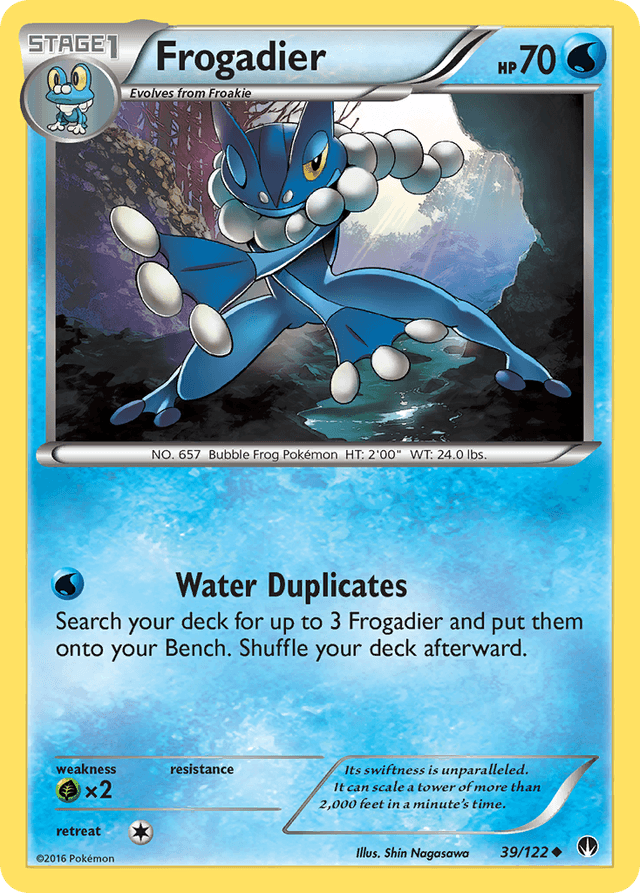 Carta Frogadier 39/122 do set BREAKpoint — Pokémon TCG | Bynx