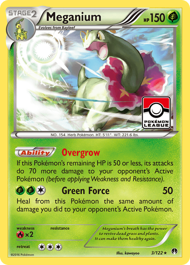 Carta Meganium 3/122 do set BREAKpoint — Pokémon TCG | Bynx