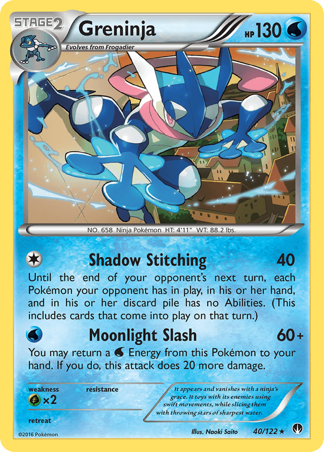 Carta Greninja 40/122 do set BREAKpoint — Pokémon TCG | Bynx