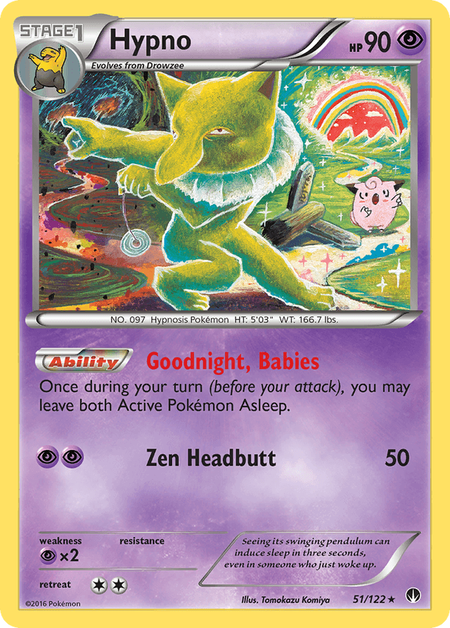 Carta Hypno 51/122 do set BREAKpoint — Pokémon TCG | Bynx